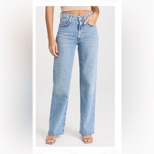 Agolde Light Blue Straight Leg Jeans